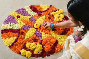 20 classy and simple Onam Pookalam designs for home